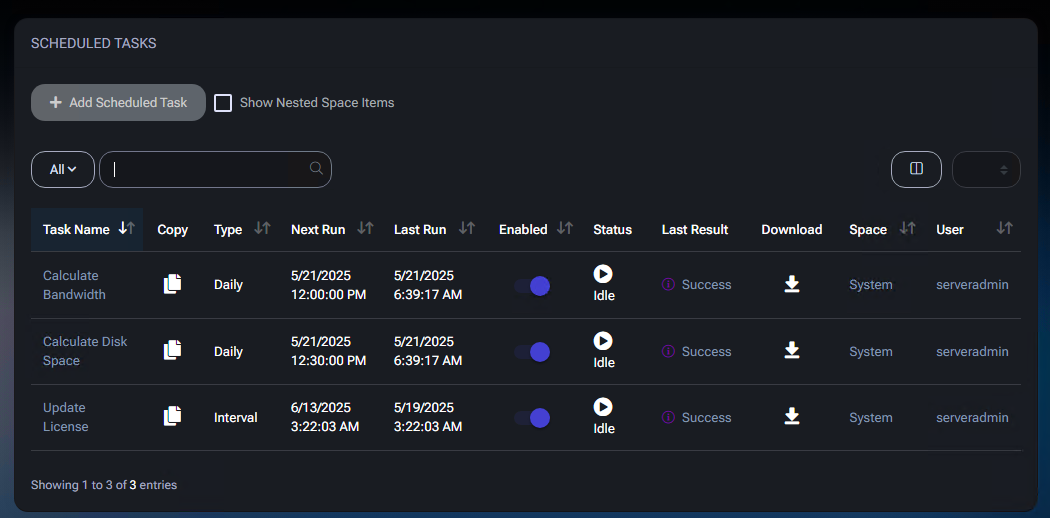 Scheduled Tasks