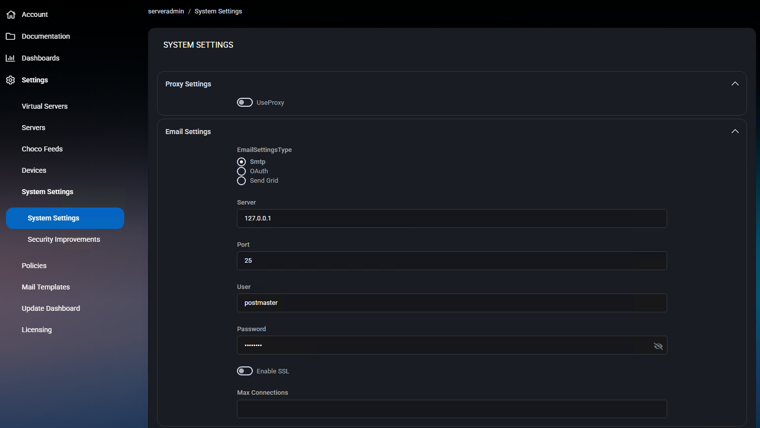 System Settings