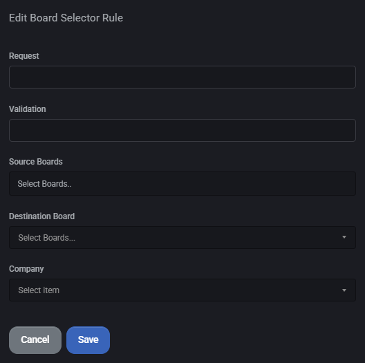 Ticket Board Routing Policy