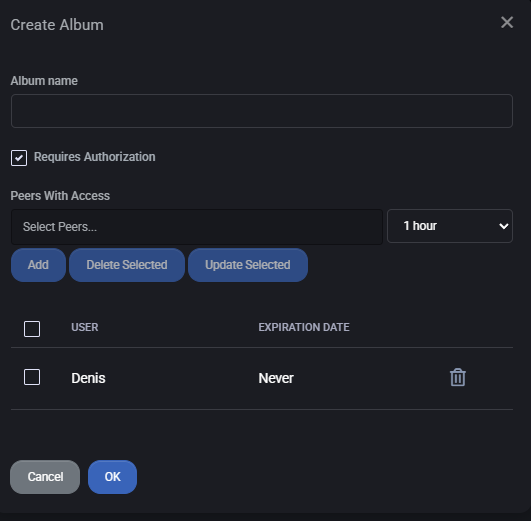 Create Album