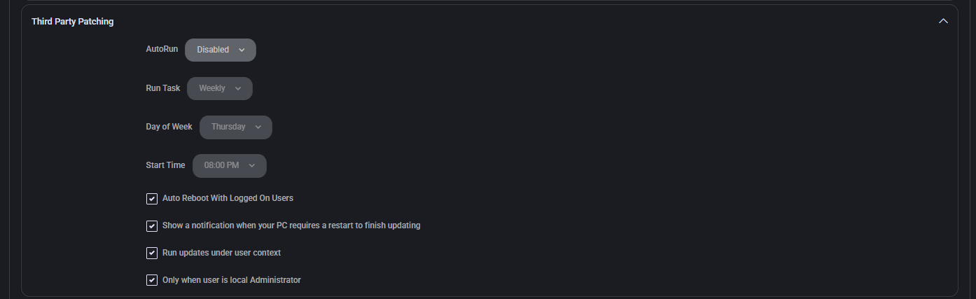 Third Party Patching