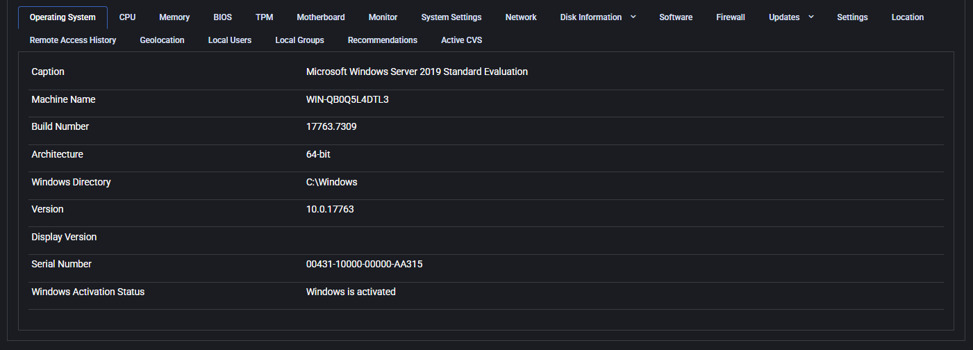 Operating System