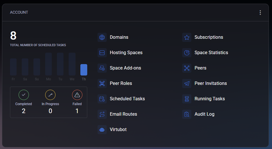 Account Widget