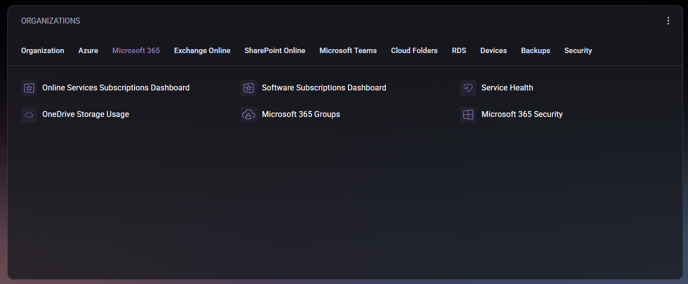 Microsoft 365 Tab