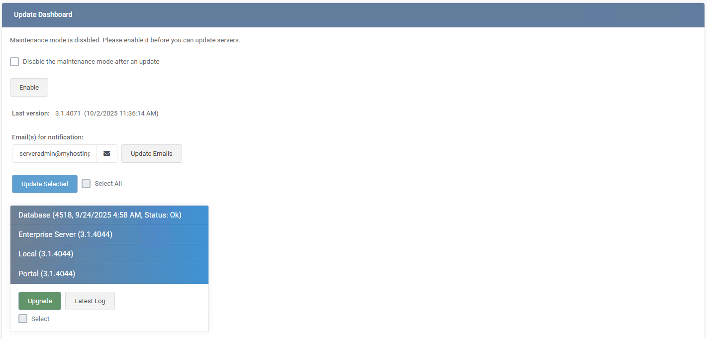 Current State Example