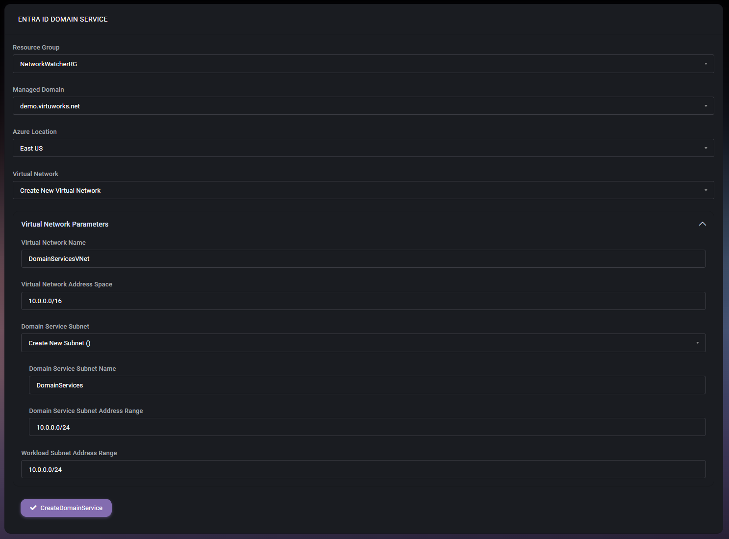 Entra ID Domain Service